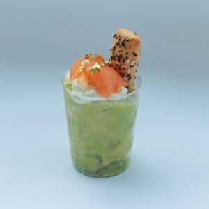 Verrine avocat saumon / 15 Pièces